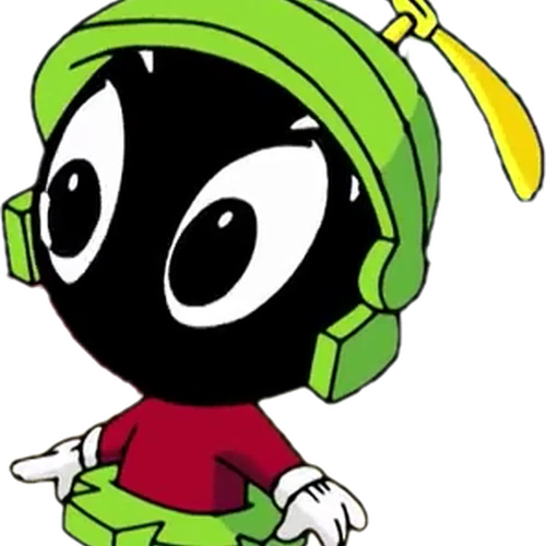 Baby Marvin The Martian Black And White