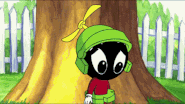 Baby Marvin cries as the other babies are picking on him. Realizing Baby Marvin's distressful situation, Baby Taz makes him feel welcome by cheering him up and offering to become his friend.