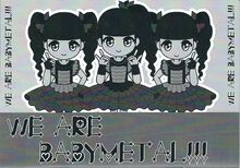 We Are Babymetal front