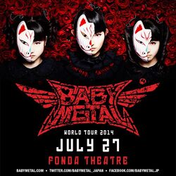 激レア！『BABYL WORLD TOUR 2014 』 Babymetal World Tour 2014 - 14/09/2014 - Tokyo - Makuhari