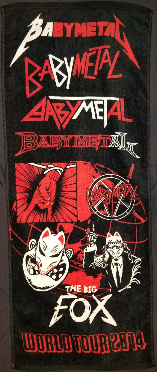 Towels, Flags, Bandanas, Etc. | BABYMETAL Wiki | Fandom