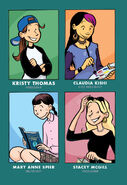 Character profiles for #3 Mary Anne Saves the Day drawn by Raina Telgemeier