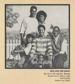 Jessi Ramsey Family Portrait from 1991 Calendar