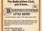 Baby-Sitters Little Sister