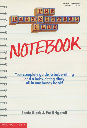 Baby-sitters Club Notebook front cover 1991 reprint