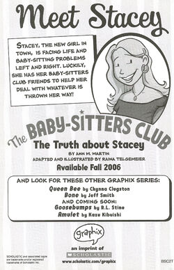 The Truth About Stacey Graphic Novel The Baby Sitters Club Wiki Fandom