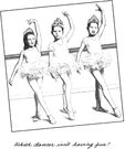 Ballet class Kristy Mary Anne Claudia 2nd grade MAB