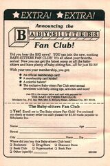 Baby-sitters Club fan club bookad from 33 orig 1990