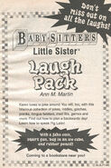 LS Book of Laughs Laugh Pack bookad from BLS 85 1stpr 1997