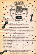 4th Grade Learning Adventures and 3rd Grade Learning Adventures advertised in book #128.