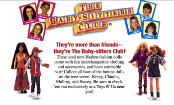 1998 Kenner dolls on BSC Scholastic Web Site