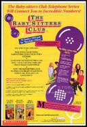1994 Baby-sitters Club TV show VHS KidVision trade print ad