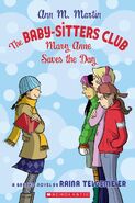 Mary Anne Saves the Day graphic novel bw cover