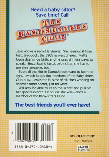 Jessi's Secret Language: A Graphic Novel (the Baby-sitters Club