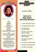 BSC 52 Mary Anne bookmark front and back