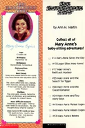 Bookmark from #52 Mary Anne + 2 Many Babies