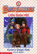 Baby-sitters Little Sister 92 Karens Sleigh Ride cover