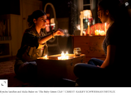 Mary Anne and Dawn in a dark room