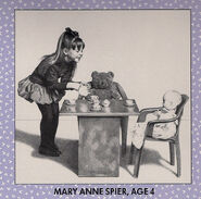 Mary Anne at Age 4, from the 1993 BSC calendar.