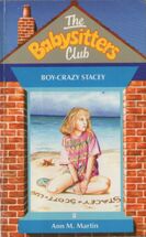 Baby-sitters Club 8 Boy-Crazy Stacey UK cover