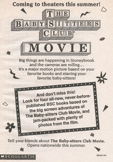 BSC movie four books bookad from 87 orig 2ndpr 1995