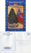 BSC SS12 Christmas postcard front and back