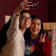 Mary Anne and Dawn taking a selfie