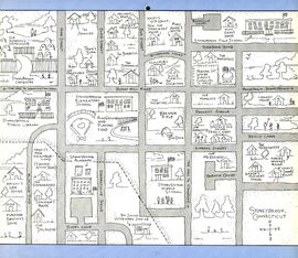 1990 Calendar Map of Stoneybrook