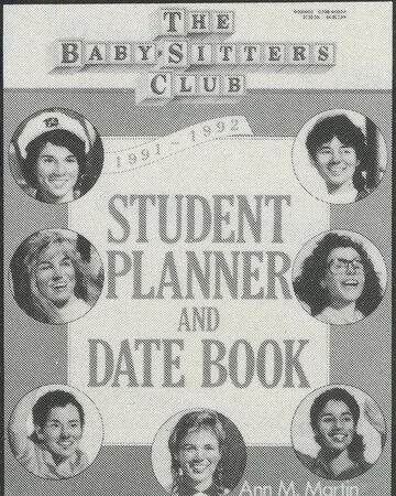 1991 92 School Planner And Date Book The Baby Sitters Club Wiki Fandom