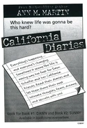 California Diaries 1 and 2 bookad from CD1 1stpr 1997.jpg (781 KB) Ad for this book and book #2, Sunny (California Diaries)