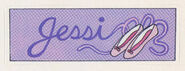 Jessi sticker from 1992 calendar