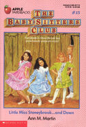 Baby-sitters Club 15 Little Miss Stoneybrook and Dawn original cover