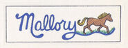 Mallory's sticker from the 1992 BSC calendar.