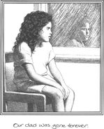 Abby, age 9, learns of her father's death