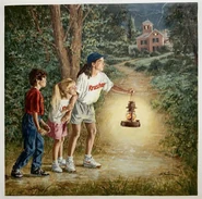 Cover art original painting