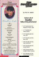 BSC 49 Claudia bookmark front and back