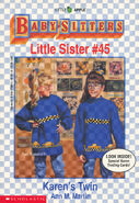 Baby-sitters Little Sister 45 Karens Twin cover 1stprint