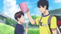 Takuma showing frustration after Eiichiro explains the reason behind his questions