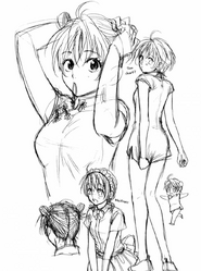 Natsu Takasaki concept sketches