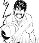 Araya complaining to the ref