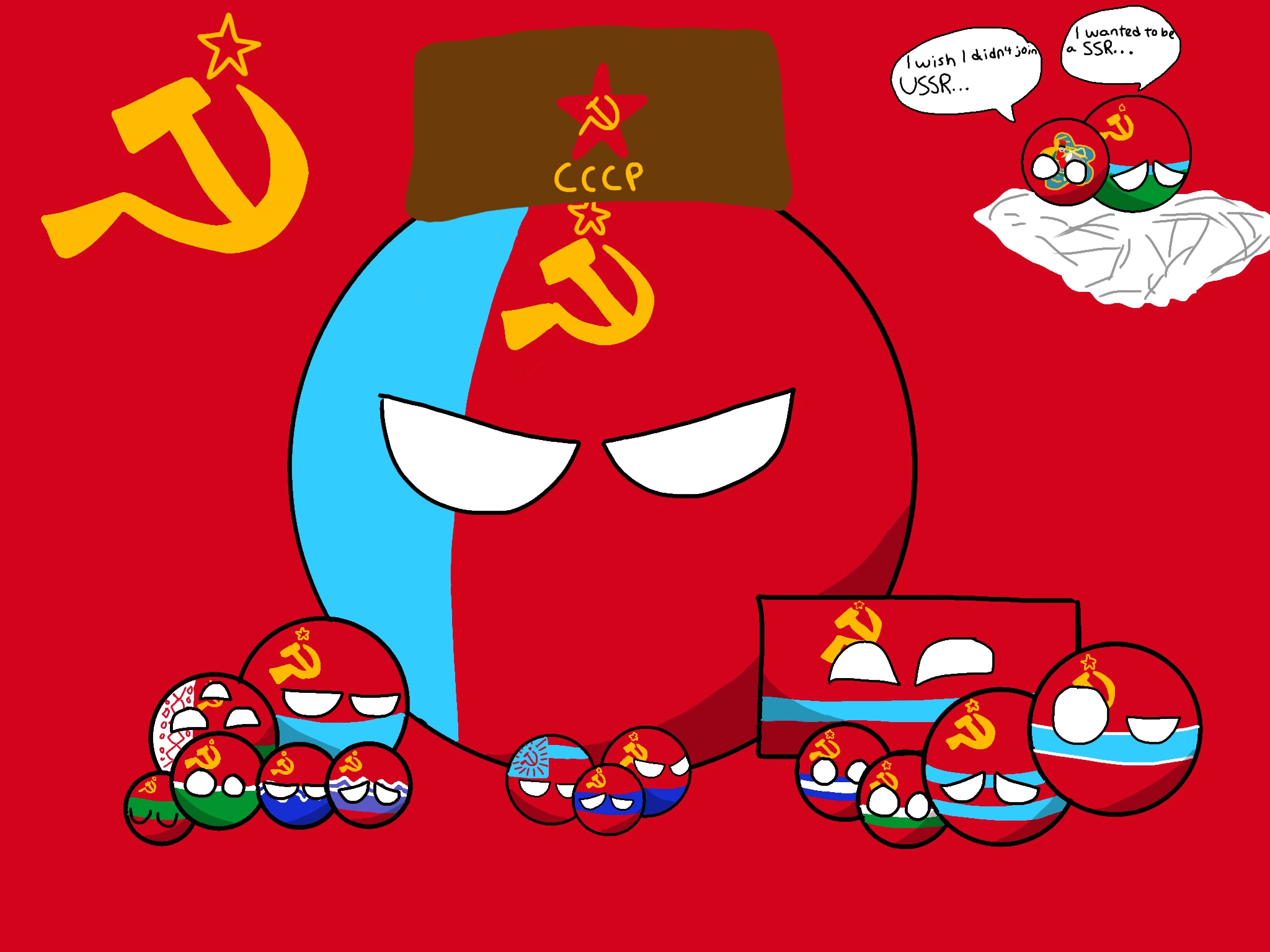 S.S.R.'s in Countryballs | Fandom