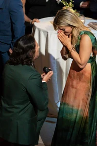 Brayden proposing to Christina.