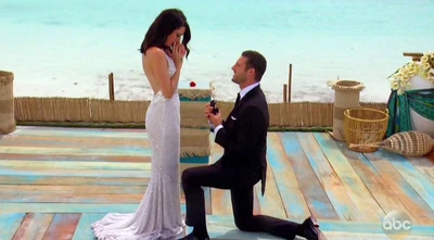 Garrett proposing to Becca.