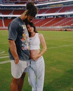 Pregnancy announcement.