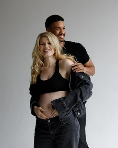 Pregnancy announcement.