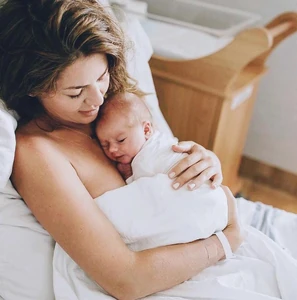 Jillian and son Leo.