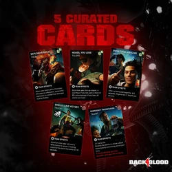 Promotional Material featuring the Legendary Cards.