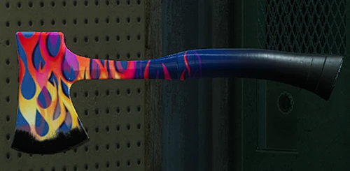 Skin Hatchet HotRodFlames