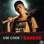 Promotional material featuring the B4B20-discount code for the August 2023 sale.