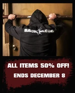 Promotional material published shortly before the end of the sales promotion.